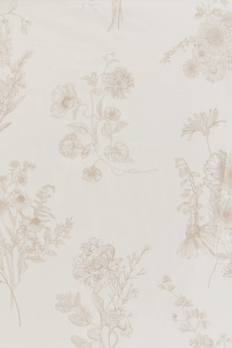 H&M Patterned satin fitted sheet